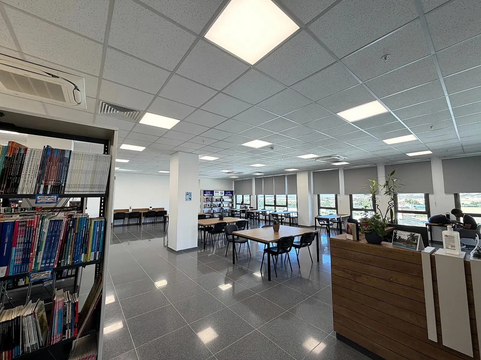 Library reading room