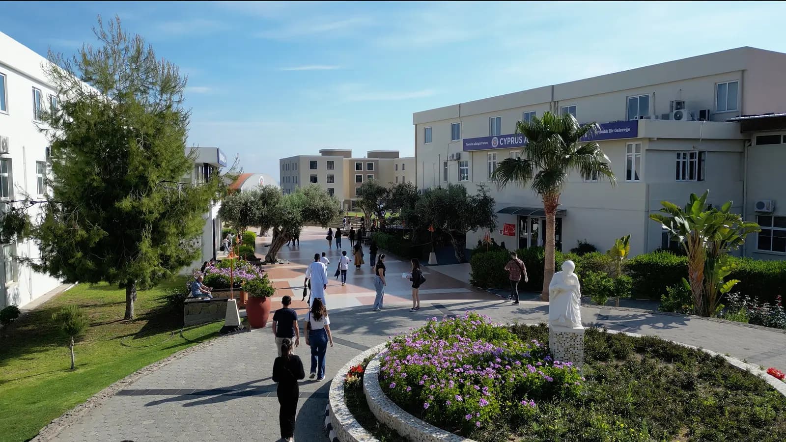 Campus walkway